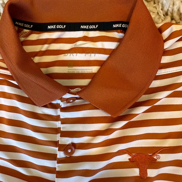 Texas Longhorns Nike Golf Polo Burnt Orange Small - Picture 3 of 3